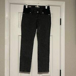 Madewell maternity perfect vintage Jean, size 25, black maternity jeans